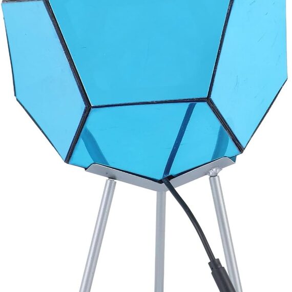 Infinity Dodecahedron Gaming Light, Adjustable Color Art Light 3D Cool RGBW Led Table Lamp, Colorful Atmosphere Night Light with Base for Bedroom, Children's Room Gaming Room Decor