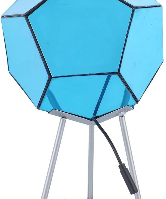 Infinity Dodecahedron Gaming Light, Adjustable Color Art Light 3D Cool RGBW Led Table Lamp, Colorful Atmosphere Night Light with Base for Bedroom, Children's Room Gaming Room Decor