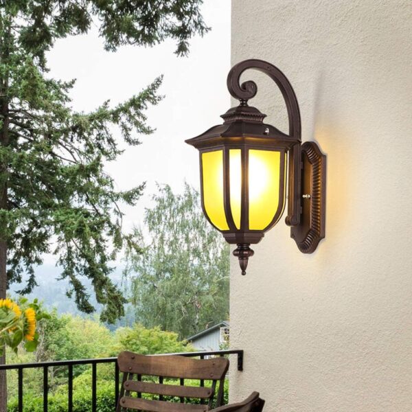 Outdoor Waterproof Wall Lamp, Lighting Fixture, Vintage Nostalgic Style, Doorway Balcony Villa Garden Outdoor Light Landscape Street Light